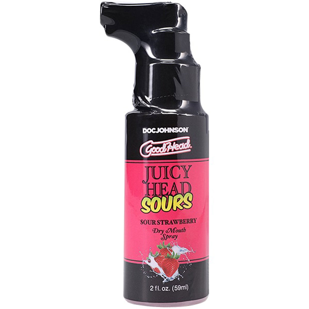 Goodhead Juicy Head Dry Mouth Spray Sour Strawberry 2 Fl Oz by Doc Johnson from LoveMart Co.