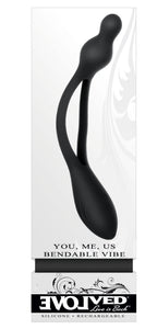 You, Me, Us Bendable Vibe by Evolved Novelties from LoveMart Co.