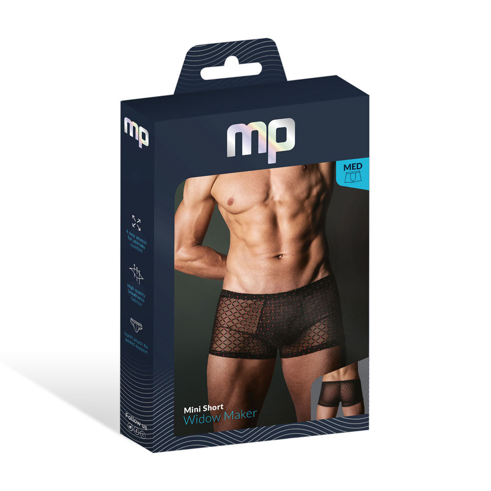 Widow Maker Mini Pouch Short - Medium by Male Power from LoveMart Co.
