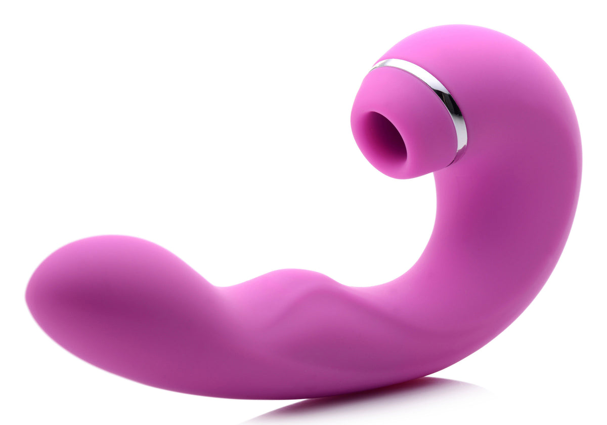 Shegasm 5 Star 10x Tapping G-Spot Vibe With Suction by XR Brands from LoveMart Co.