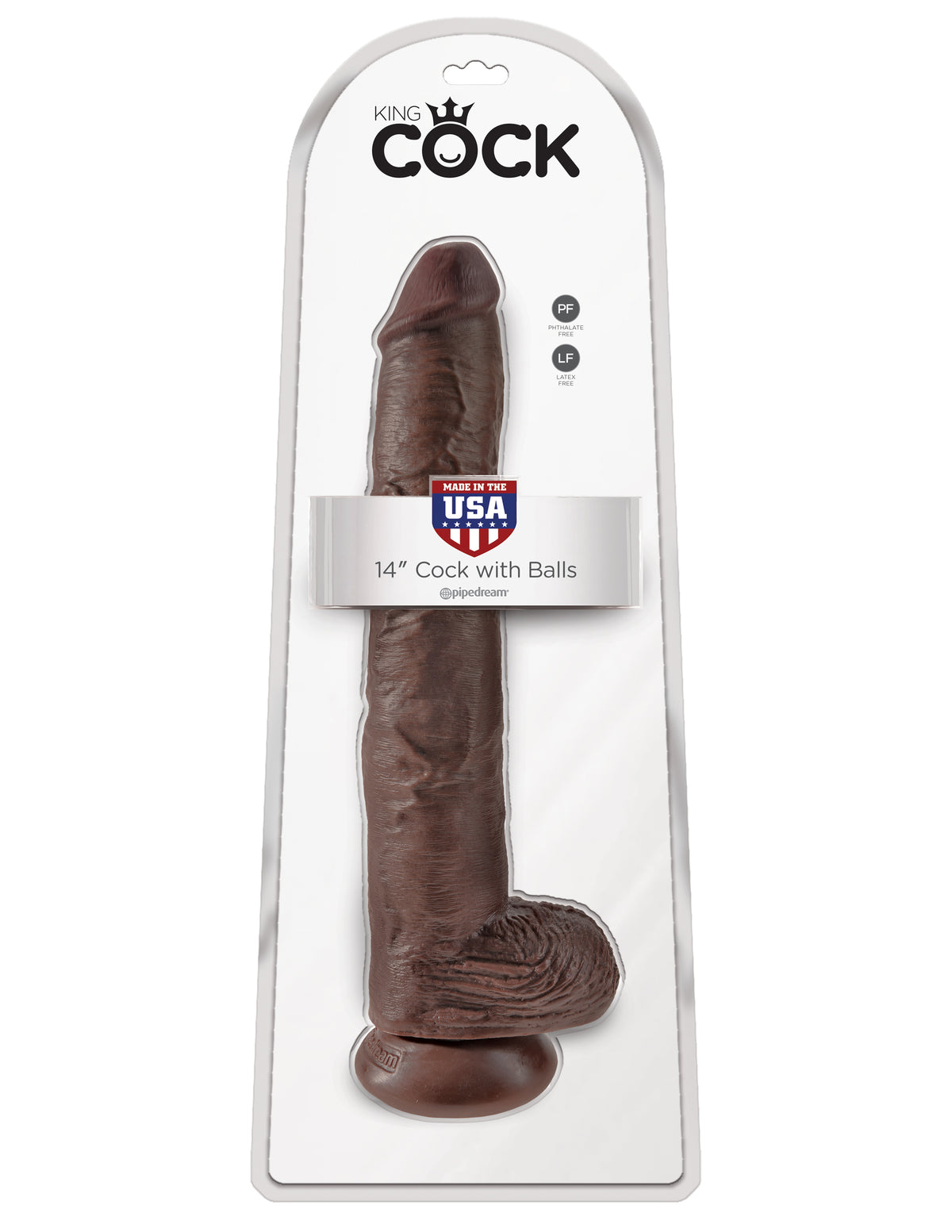King Cock 14 Inch Cock With Balls by Pipedream from LoveMart Co.