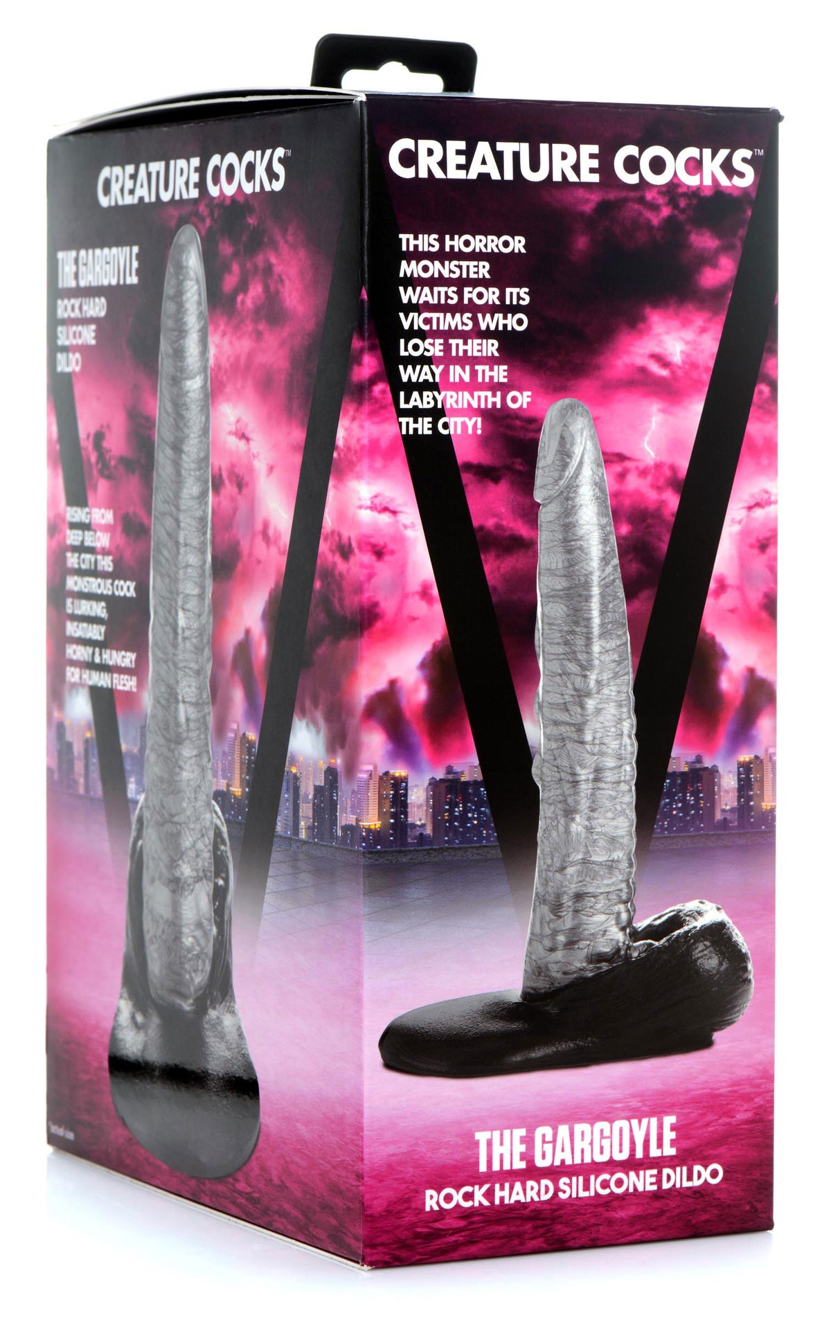 The Gargoyle Rock Hard Silicone Dildo by XR Brands from LoveMart Co.