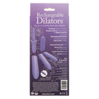 Dr Laura Berman Rechargeable Dilators of 4 Locking Sizes Plus Sleeve by CalExotics from LoveMart Co.