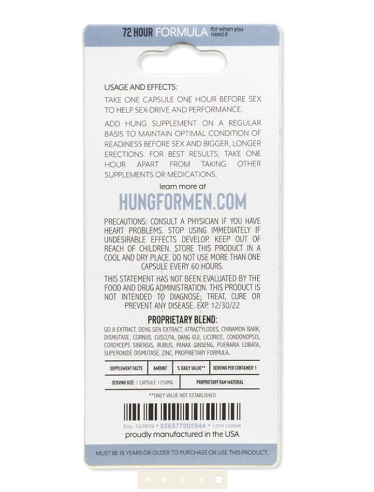 Hung Male Enhancement 24 Ct Display by Hung from LoveMart Co.