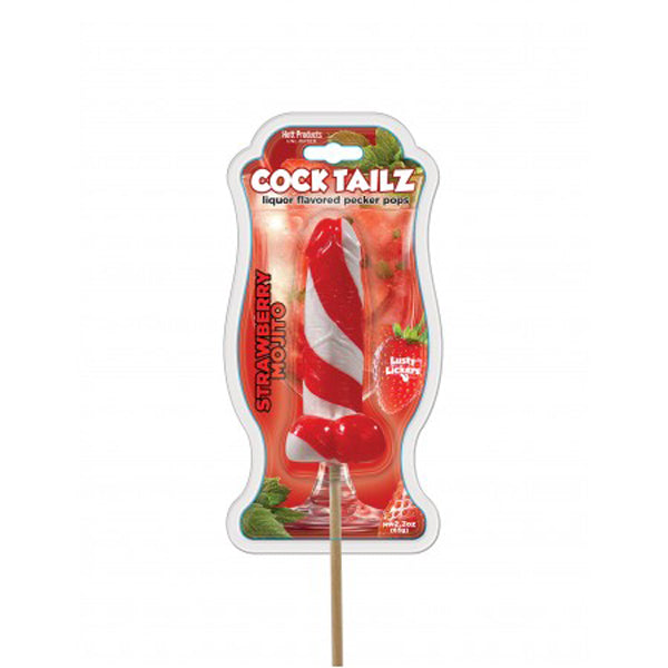 Cocktailz Strawberry Mojito Pecker Pop by Hott Products from LoveMart Co.