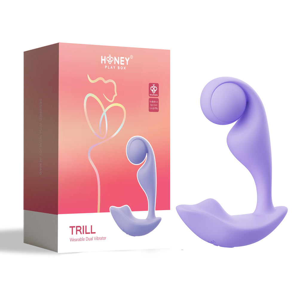 Trill Wearable Dual Vibrator - Lavender by Honey Play Box from LoveMart Co.