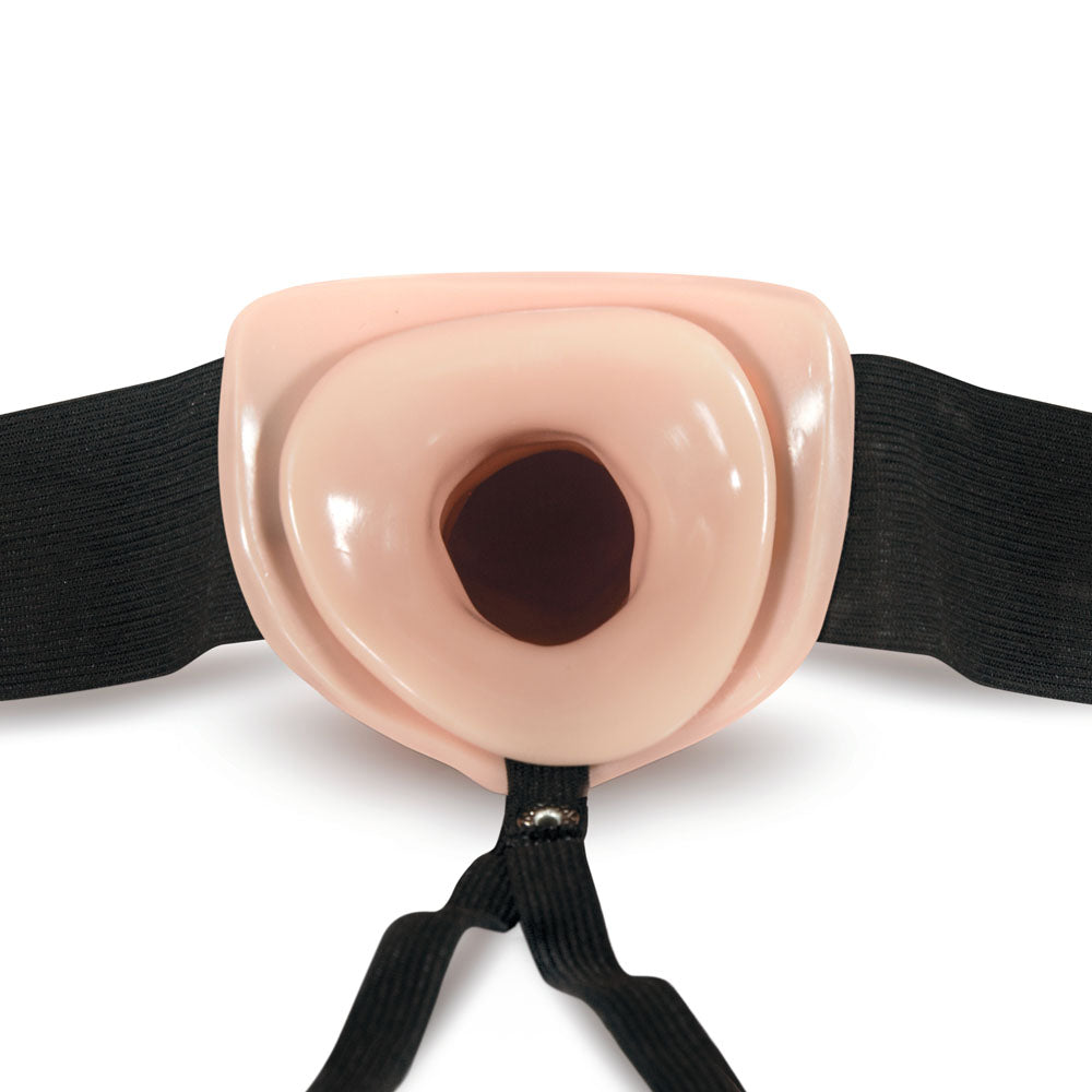 Dr. Skin - 6 Inch Hollow Strap on - Vanilla by Blush from LoveMart Co.