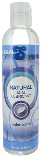 Natural Water Based Anal Lubricant 8 Oz by XR Brands from LoveMart Co.