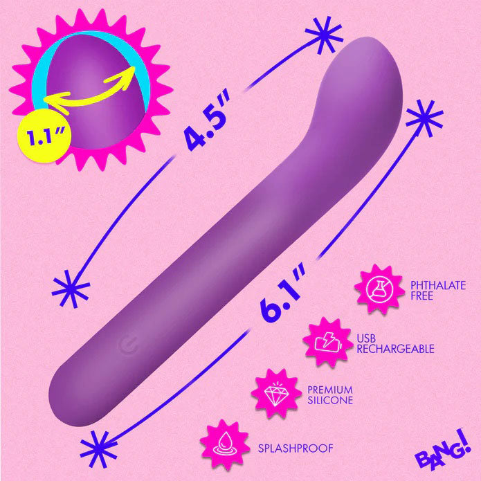 G-Spot Flexible Silicone Vibrator by XR Brands from LoveMart Co.