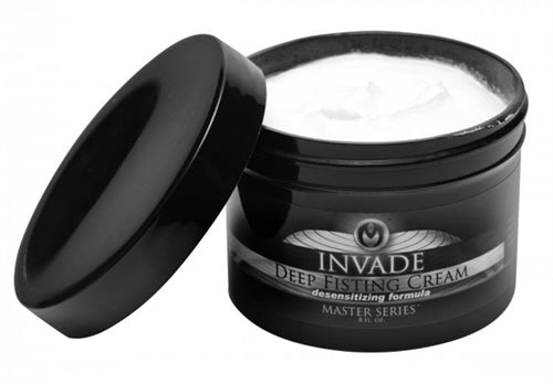 Invade Deep Fisting Cream 8 Oz by XR Brands from LoveMart Co.