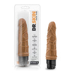 Dr. Skin - Cock Vibe 3 - 7.25 Inch Vibrating Cock - Mocha by Blush from LoveMart Co.