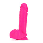 Neo Elite - 8 Inch Silicone Dual Density Cock With Balls - Neon by Blush from LoveMart Co.