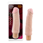 X5 Plus - Hard on Vibrating 9 Inch Dildo - Natural by Blush from LoveMart Co.