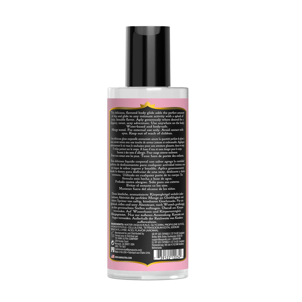 Divine Nectars Flavored Body Glide Strawberry Dreams 5 Fl Oz. 150ml by Kama Sutra from LoveMart Co.