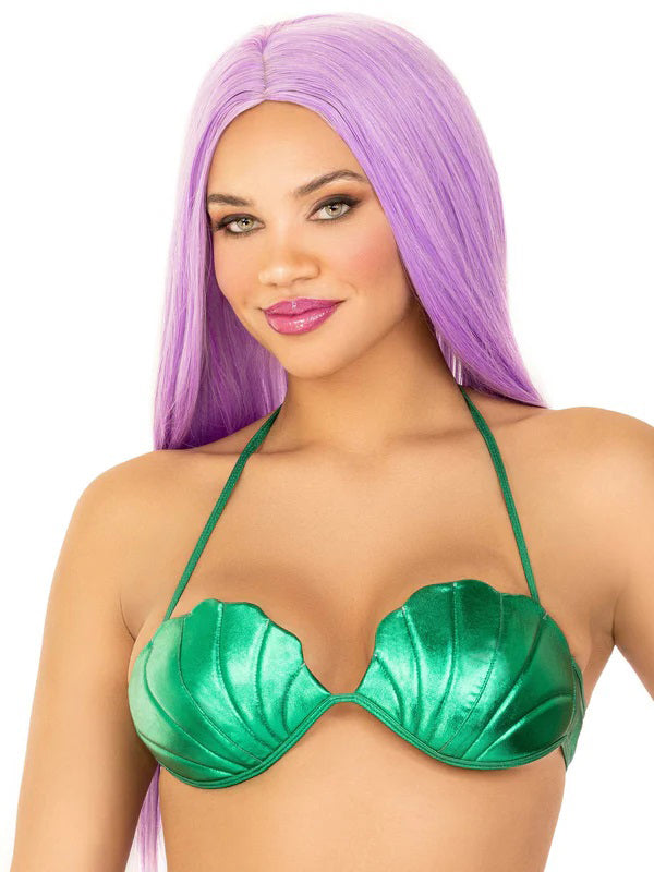 Mermaid Shell Bra Top - Medium by Leg Avenue from LoveMart Co.