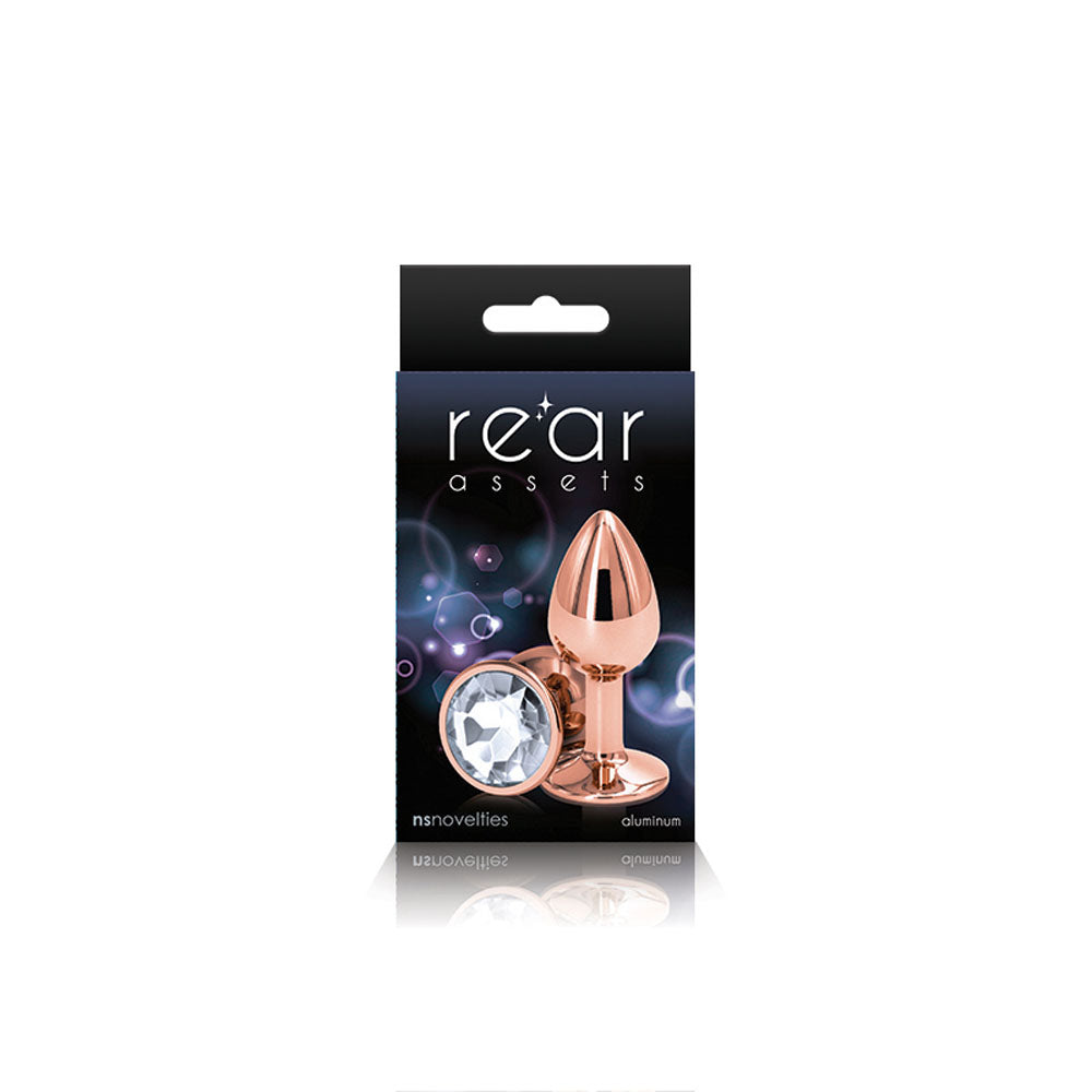 Rear Assets - Rose Gold - Small - Clear by nsnovelties from LoveMart Co.