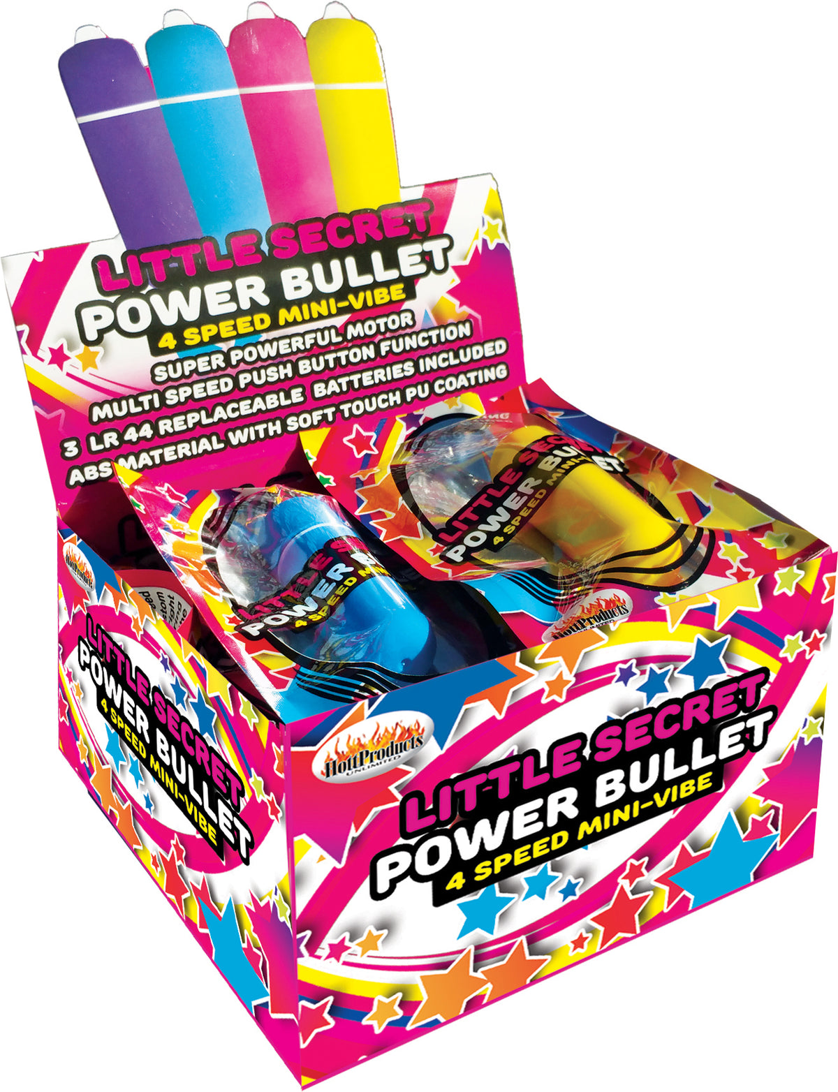 Little Secret Power Bullet - 12 Piece Display by Hott Products from LoveMart Co.