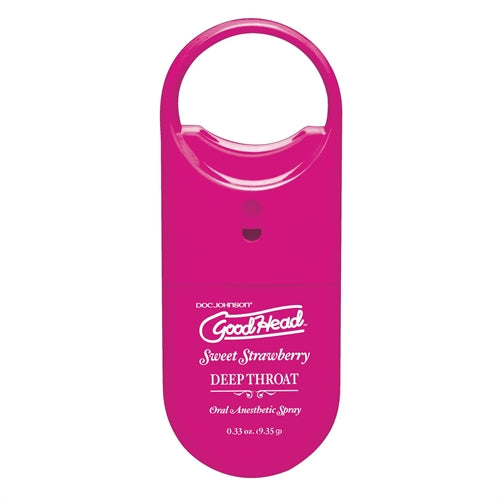 Goodhead to Go Deep Throat Spray - Sweet Strawberry by Doc Johnson from LoveMart Co.