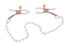 Peaches N Creame Pearl Nipple Clamps by Sportsheets from LoveMart Co.