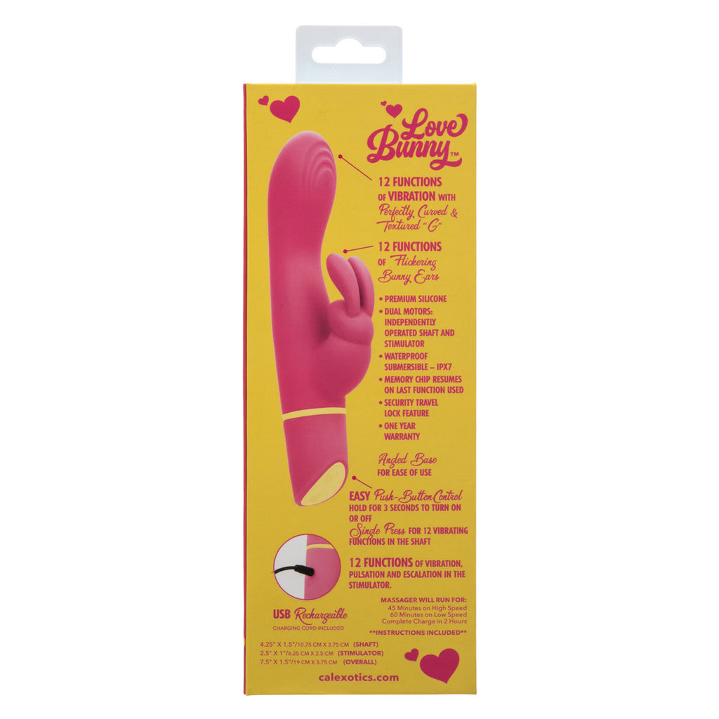 Love Bunny Vibrating "G" Bunny by CalExotics from LoveMart Co.