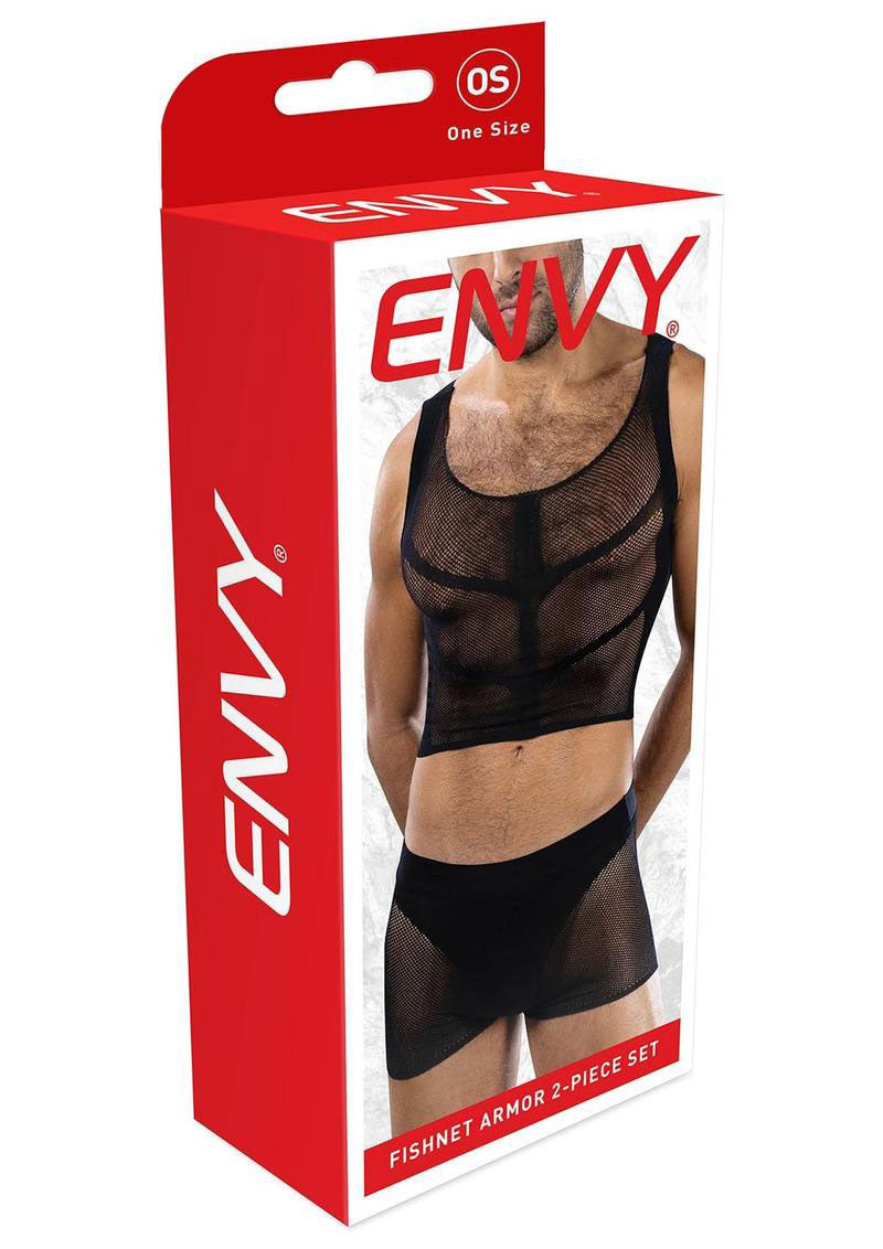 Fishnet Armor 2 Piece Set - Os by Envy Menswear from LoveMart Co.