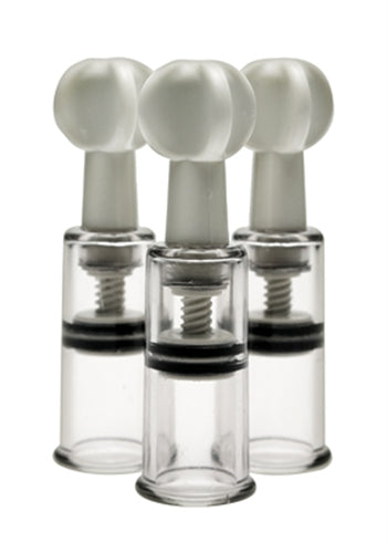 Max Twist Clit and Nipple Triple Sucker Set by XR Brands from LoveMart Co.
