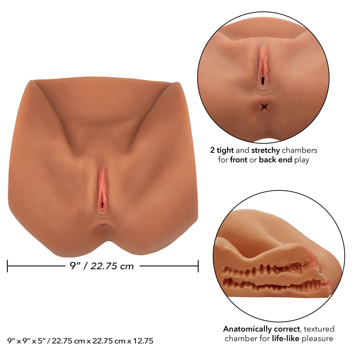 Stroke It Life-Size Pussy by CalExotics from LoveMart Co.