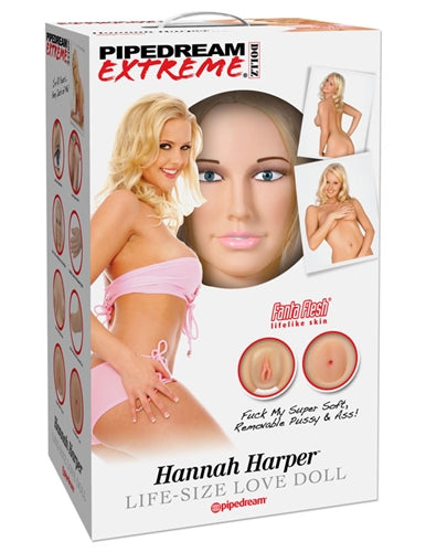 Pipedream Extreme Dollz Hannah Harper Life Size Love Doll by Pipedream from LoveMart Co.