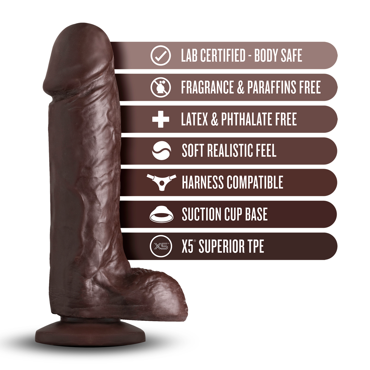 Loverboy - the Movie Star - Chocolate by Blush from LoveMart Co.