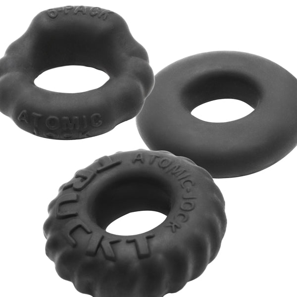 Bonemark 3-Pack Boner Cockring Kit by Oxballs from LoveMart Co.