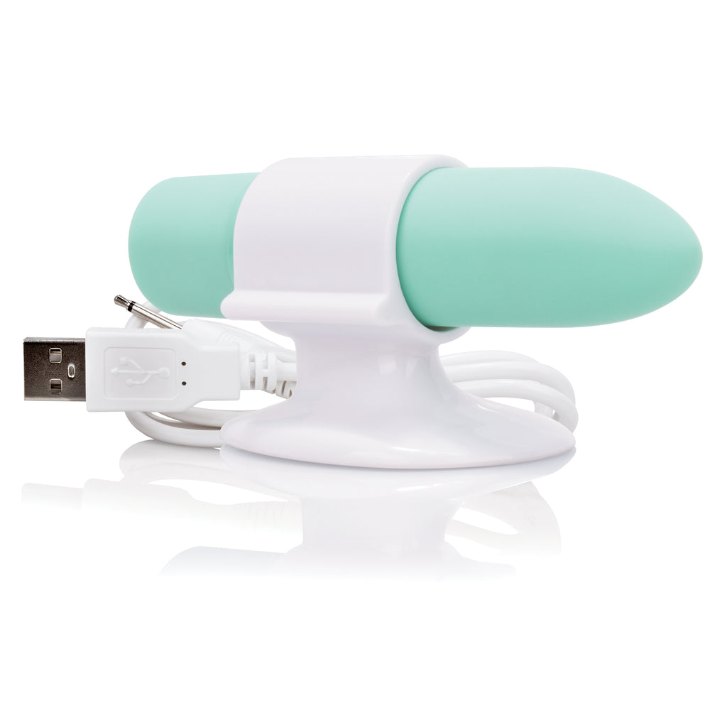 Charged Positive Rechargeable Vibe - Kiwi Mint by Screaming O from LoveMart Co.