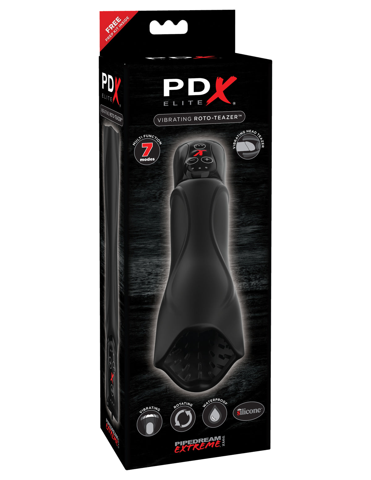 Pdx Elite Vibrating Roto-Teazer by Pipedream from LoveMart Co.