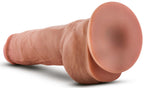 Au Naturel - Big Boy - 10 Inch Dildo - Mocha by Blush from LoveMart Co.