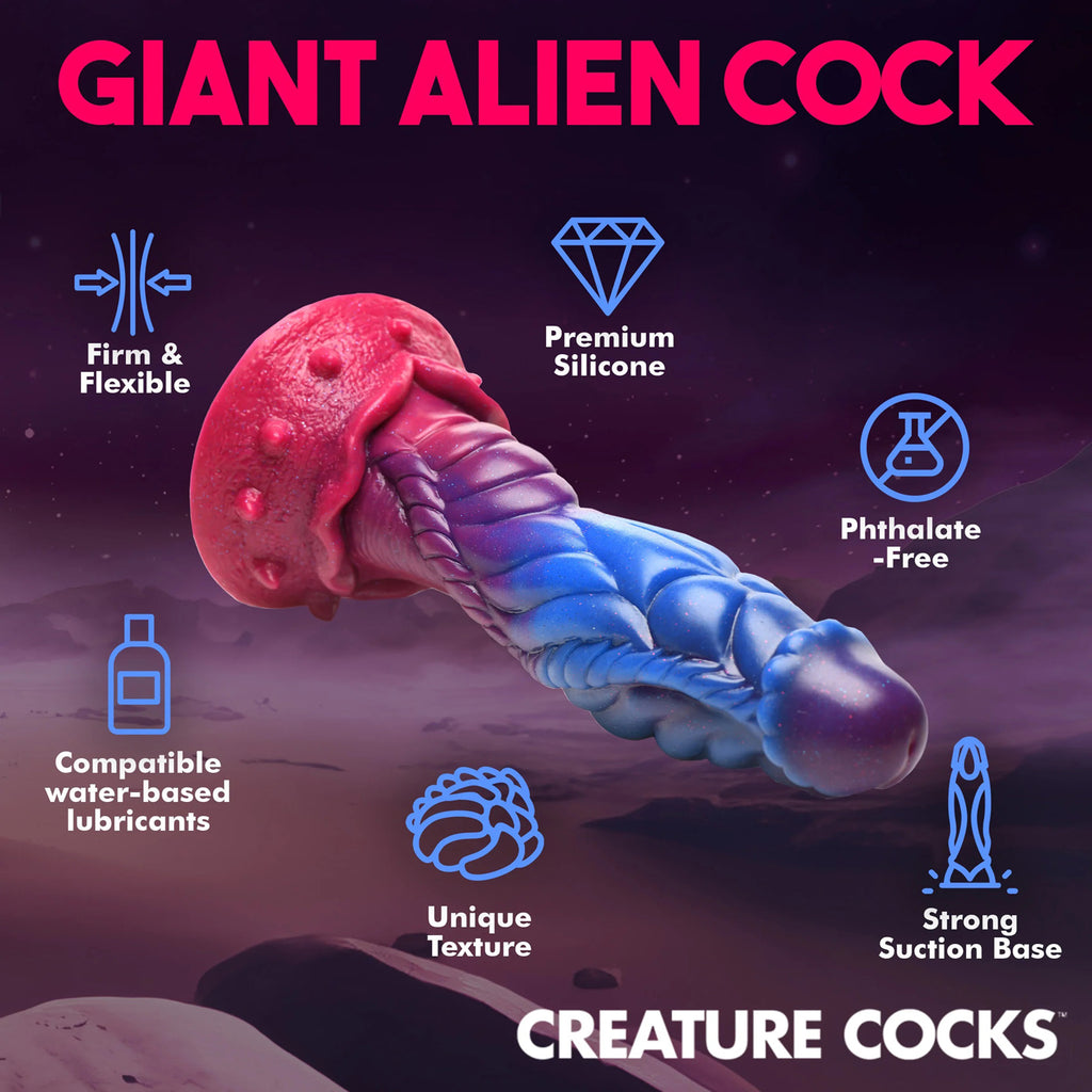 Intruder Alien Silicone Dildo by XR Brands from LoveMart Co.