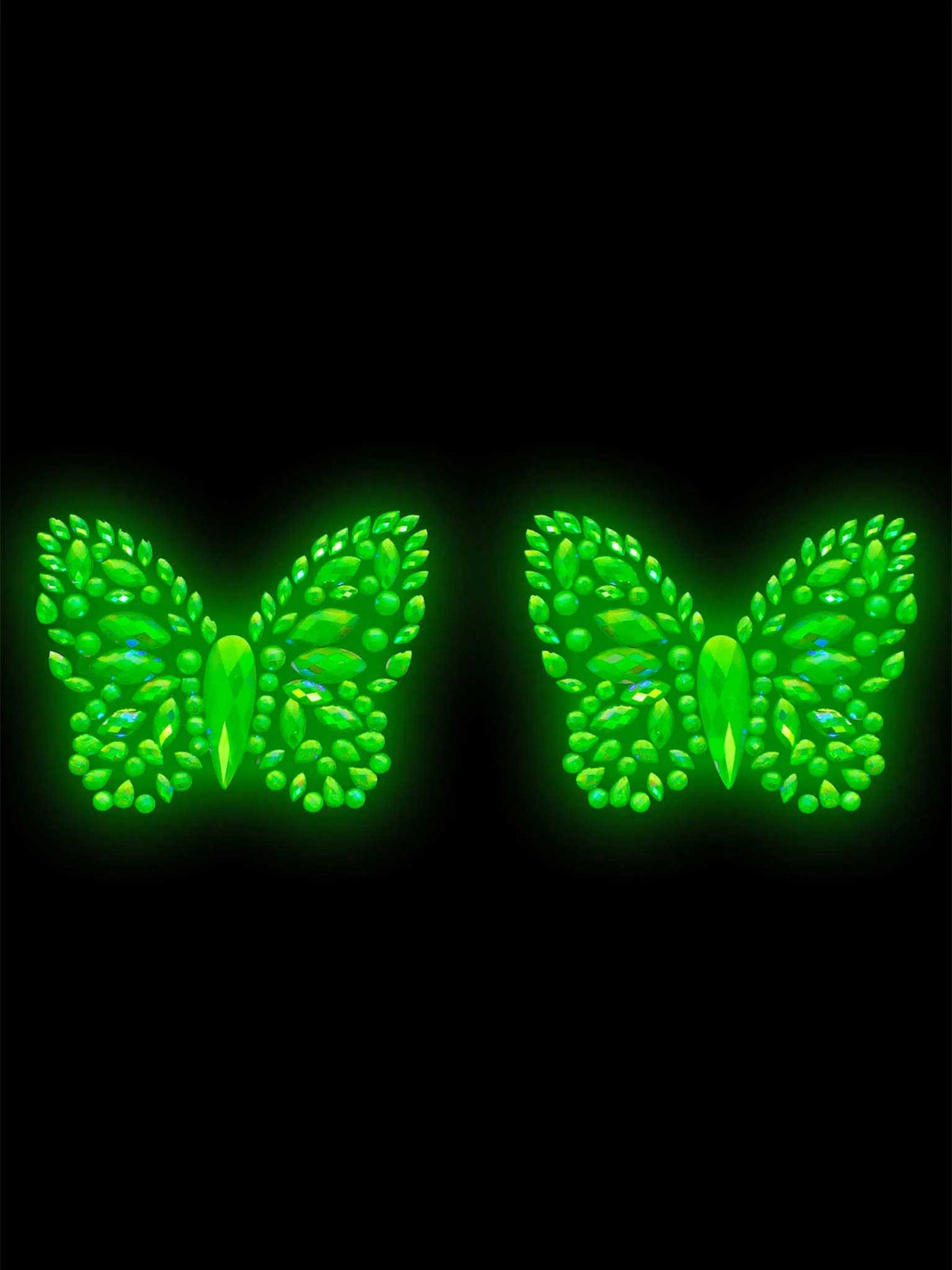 Chrysalis Sticker Nipple Pasties - Glow in the by Leg Avenue from LoveMart Co.