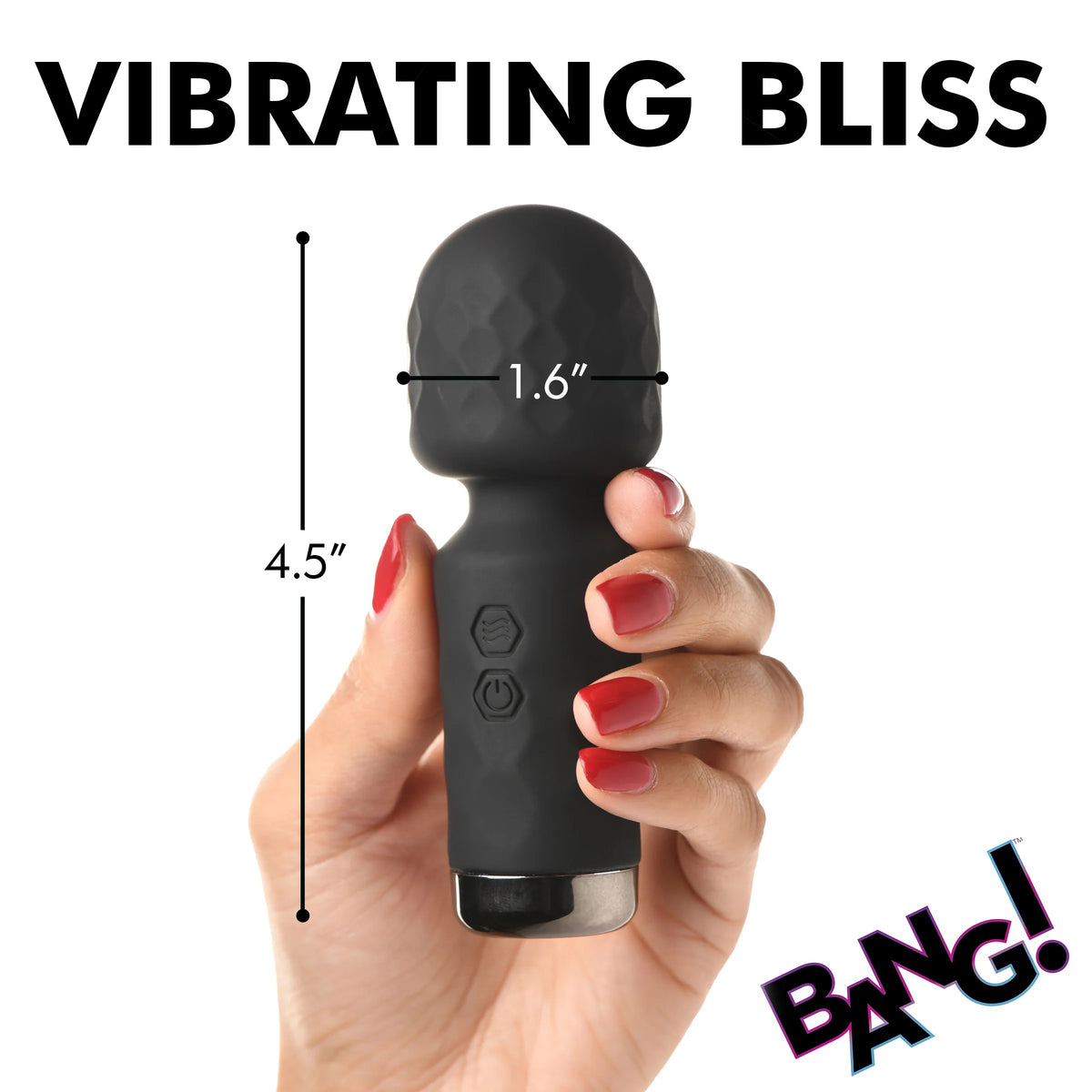 10x Mini Silicone Wand by XR Brands from LoveMart Co.