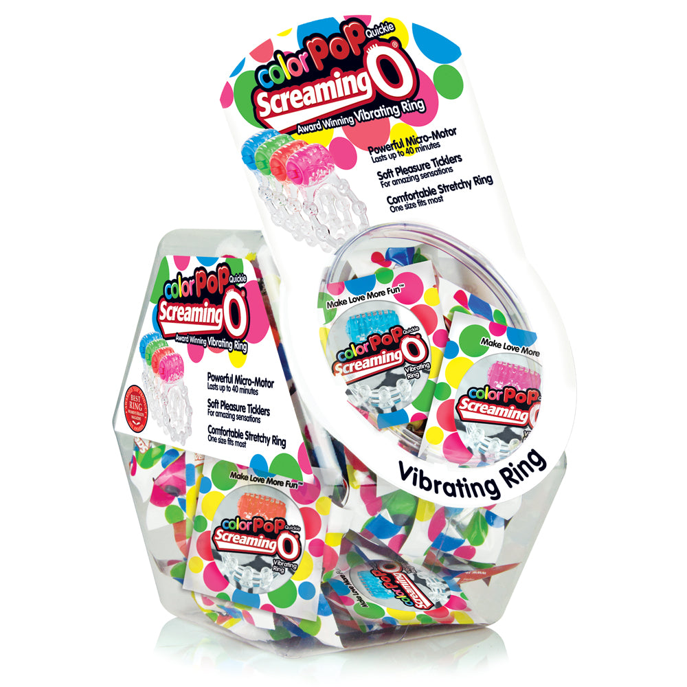 Colorpop Quickie - 48 Piece Fishbowl - Assorted Colors by Screaming O from LoveMart Co.