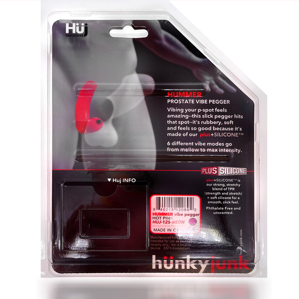 Hummer - Vibe Prostate Pegger - Tar by Oxballs from LoveMart Co.