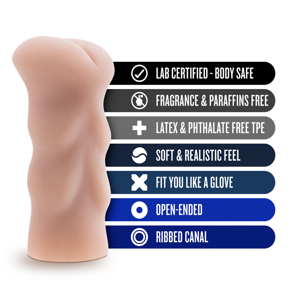 X5 Men - Ass Stroker - Vanilla by Blush from LoveMart Co.