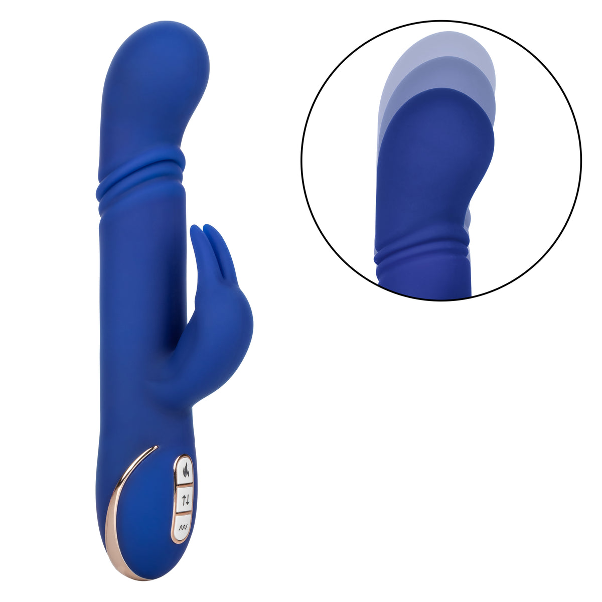 Jack Rabbit Signature Heated Silicone Thrusting G Rabbit by CalExotics from LoveMart Co.