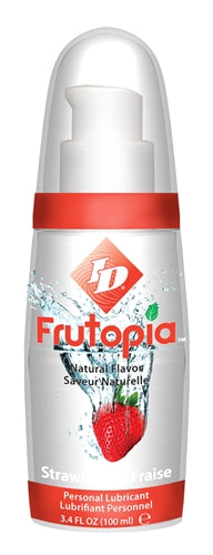 ID Frutopia Natural Flavor - Strawberry 3.4 Oz by ID - Lubricants from LoveMart Co.