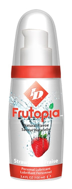 ID Frutopia Natural Flavor - Strawberry 3.4 Oz by ID - Lubricants from LoveMart Co.