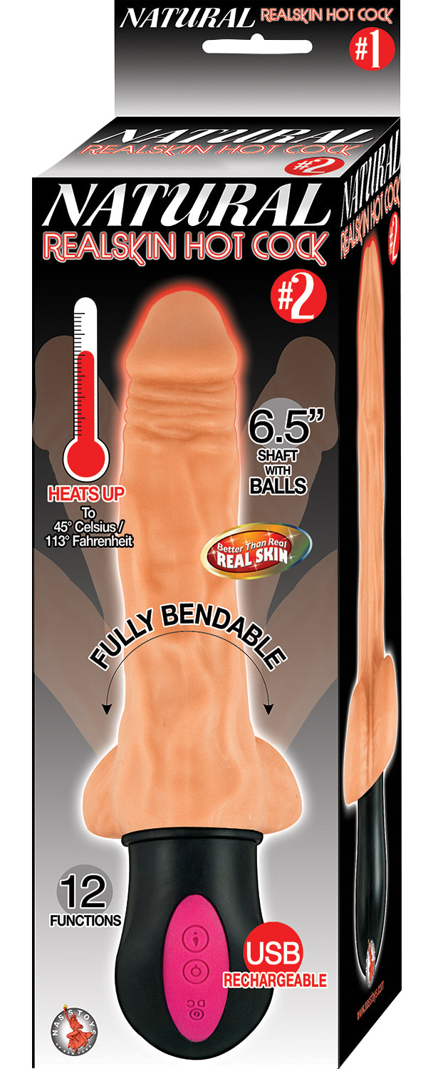 Natural Realskin Hot Cock #2 - Flesh by Nasstoys from LoveMart Co.