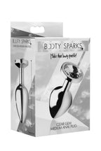 Clear Gem Anal Plug - Medium by XR Brands from LoveMart Co.