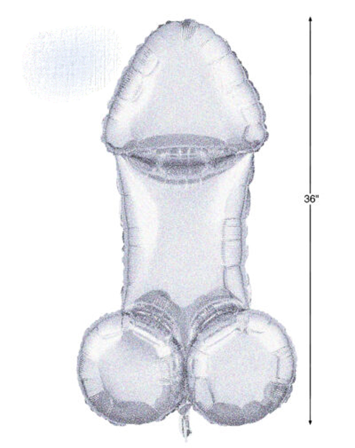 Glitterati Disco Penis 3 Foot Mylar Balloon by Little Genie from LoveMart Co.