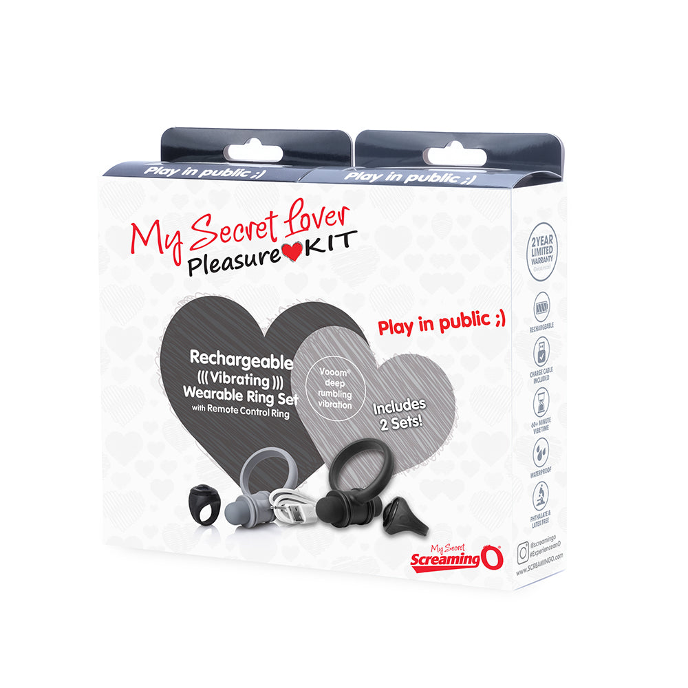2020 My Secret Lover Kit - Ring/ Ring by Screaming O from LoveMart Co.