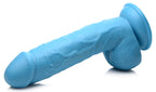 Pop Pecker 8.25 Inch Dildo With Balls by XR Brands from LoveMart Co.