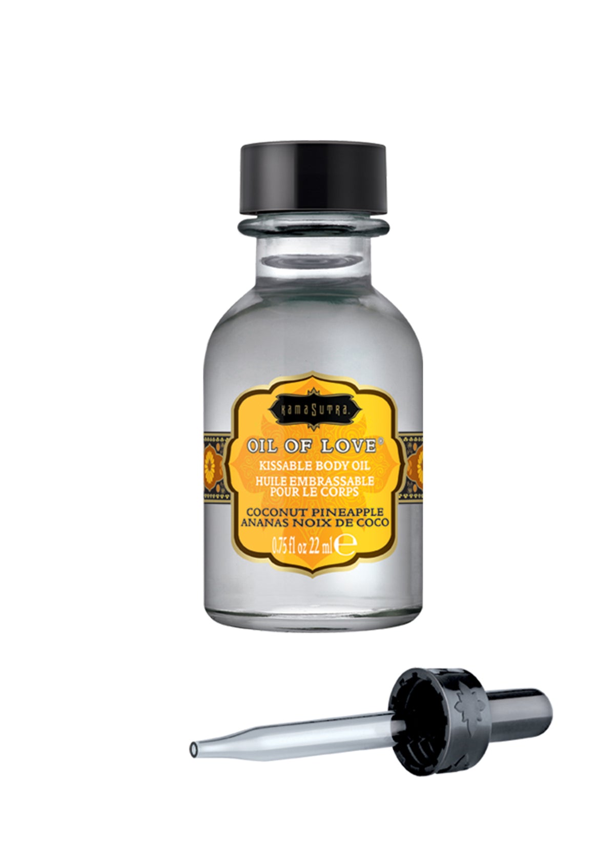 Oil of Love - Coconut Pineapple - 0.75 Fl. Oz. / 22 ml by Kama Sutra from LoveMart Co.