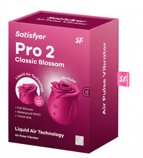 Pro 2 Classic Blossom - Plum by Satisfyer from LoveMart Co.