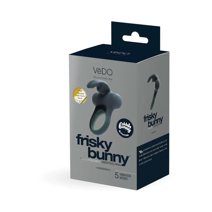 Frisky Bunny Vibrating Ring Pearl by VeDO from LoveMart Co.